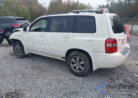 2004 Toyota Highlander V6 z USA, uszkodzony, nr VIN JTEDP21A740001325